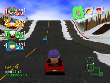 South Park Rally (EU) screen shot game playing